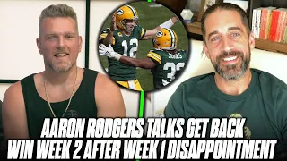 Aaron Rodgers Talks What Changed From Abysmal Week 1 Loss To Dominate Week 2 Win | Pat McAfee Show