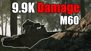 Wot Console - 9.9k Damage - M60 - Thiepval Ridge