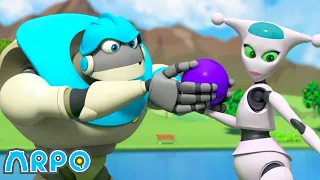 Sharing is Caring - Battle of the Bots!!! | ARPO the Robot | Funny Cartoons For Kids