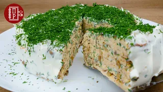 Торт из мясных блинов/Вкуснейшая Закуска из Фарша