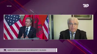 Ngjela zbërthen MESAZHET e Blinken për Kosovën, Ramën, Dumanin dhe PD - Top Talk