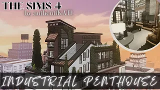 Sims 4 Industrial Penthouse - Speed Build, No CC