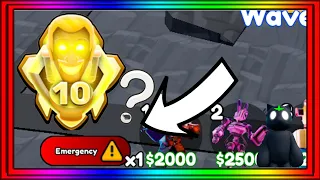 😱I Finally Unlocked *Emergency* 😱Rank 10 Ability!! Endless mode Toilet tower Defense #ttd