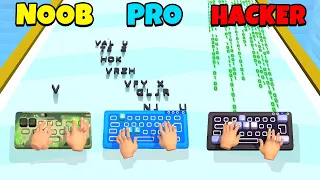 NOOB vs PRO vs HACKER - Typing Shooter