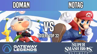 Gateway Legends - Losers Top 32 - Doman(Olimar) Vs. NoTag(Mario)