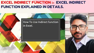 Excel INDIRECT Function - Lookup Values in Different Sheets And Excel Tabs | #IndirectExcelfunction