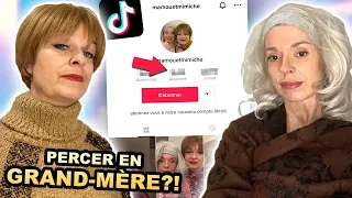 ON ESSAYE DE PERCER SUR TIKTOK EN GRAND-MERE