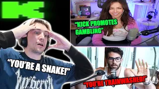 Debate Gets HEATED w/ Hasan & Pokimane on Kick and Gambling