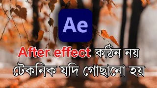 After Effect A to Z tutorial in Bangla. Adobe After Effect CC