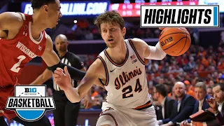 Wisconsin at Illinois | Highlights | Big Ten Men's Basketball | Jan. 7, 2023