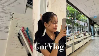 Uni Vlog·˚🫧 ༘ finals week, cramming, lots of studying, sick days