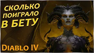 Diablo IV - Cколько поиграло в бету - Обзор - Диабло 4