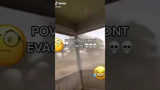 POV You didn’t evacuate tornado Ian
