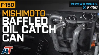 2015-2016 F150 3.5L Ecoboost Mishimoto Baffled Oil Catch Can Review & Install