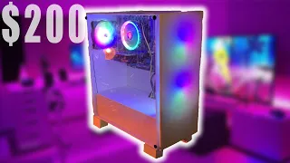 The $200 Budget Gaming PC of 2021… (With Cardboard Case)