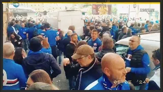 📢Pre partita via del Piano Sampdoria-Reggiana La Maglia Blucerchiata è Bella da morire💙🤍❤️🖤!!!