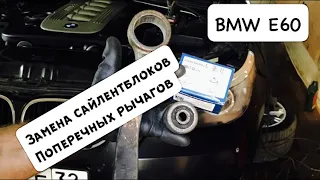 Замена сайлентблоков поперечных рычагов BMW E60