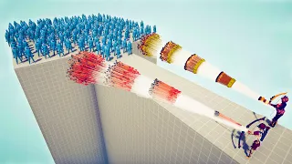 GODS DUO vs 100x UNITS - Totally Accurate Battle Simulator TABS