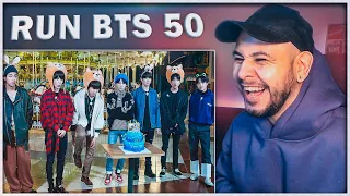 RUN BTS - 50 эпизод ⚡️ Празднование 50-го эпизода ⚡️ РЕАКЦИЯ