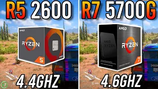 Ryzen 5 2600 vs Ryzen 7 5700G - Insane Upgrade?