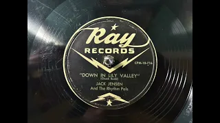 Jack Jensen & The Rhythm Pals - Down In Lily Valley @dingodogrecords #78rpm #record #records