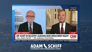 Rep. Schiff on CNN: Schiff’s Schiff Slams McCarthy for Sham Biden Impeachment Inquiry