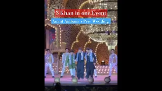 3 khans in one stage| Anant Ambani`s Pre- Wedding| Salman- Saharukh- Amir Khan | Jamnagar, Gujarat