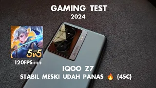 Gak Kalah Stabil Sama 7s Gen 2 🔥 | Gaming Test Mobile Legends Rata Kanan Iqoo Z7 (782g) 2024