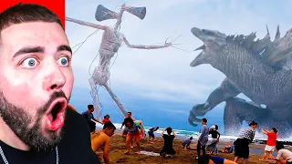 SIREN HEAD vs GODZILLA FILMÉ DANS LA VRAIE VIE ! VIDÉO SECRET DÉFENSE ! 😰❌