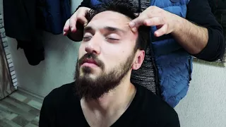 ASMR Turkish Barber Face,Head and Body Massage 77