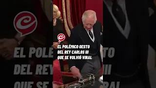 Así fue el polémico gesto de Carlos III a un ayudante que se hizo viral en las redes