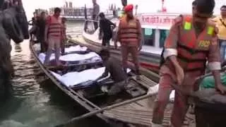 Bangladesh ferry capsizes after collision, at least 39 dead