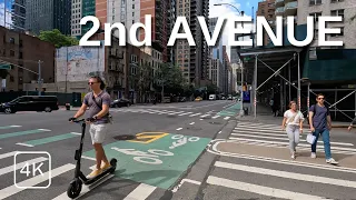 NEW YORK CITY Walking Tour [4K] - 2nd AVENUE