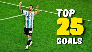 25 Iconic Goals of Lionel Messi For Argentina (2006-2023). HD