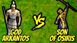 10 God Arkantos vs 100 Son of Osiris | Age of Mythology