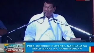 BP: Pres. Rodrigo Duterte, nakilala sa mala-bakal na paninindigan