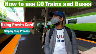 Public Transport in Canada | How to use GO Trains and Buses | Intercity Travel