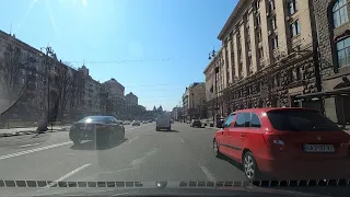 Вождение по центру Киева часть четвертая