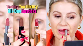 Testing TOP LUXURY ALL-DAY LIPSTICKS