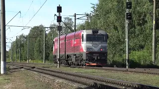 Тепловоз 2М62UM-0116 на ст. Олайне / 2М62UM-0116 at Olaine station