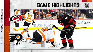 Hurricanes @ Flyers 3/18 | NHL Highlights 2023