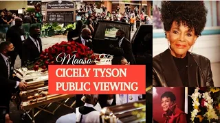 RIP Cicely Tyson! PUBLIC VIEWING Service | Pictures & Video  | "A FINAL GOODBYE"