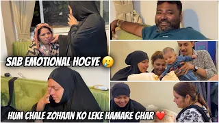 Zohaan Ki Vidaayi Pe Sab Emotional Hogye 🥲 | Chale Hum Hamare Ghar ❤️ | Sufiyan and Nida❤️