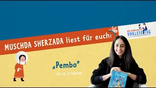 Vorlesetag 2020: Muschda Sherzada liest aus "Pembo" beim Vorlesefestival