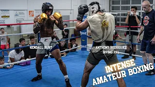 Round 2?! 😦 Amateur Boxers Pull NO PUNCHES In Sparring!