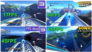 Windmill Isle Act 2 Sonic Unleashed Comparison 4K 60FPS! Generations VS Emulations!