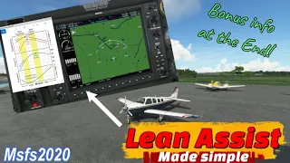 Msfs2020 *G1000Nxi Lean Assist* Full tutorial-POH/Power cruise settings and much more!