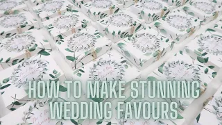 How To Make Stunning Affordable But Classy Wedding Favours With Soap...Part 1