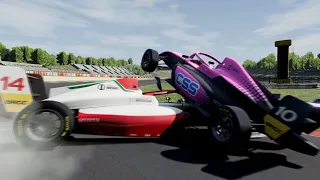 Formula 4 Crashes Compilation *REALISTIC* - BeamNG Drive