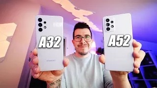 Сравнение скорости Galaxy A32 и A52